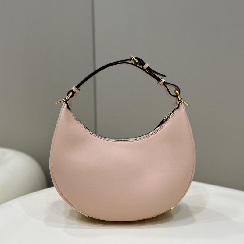 Fendi Clutches Shoulder Bag 8BR798 Plain Pink